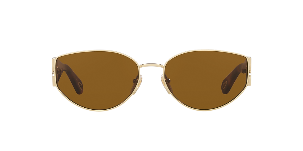 Chloé CH0260S L (59 - 17) with Brown lenses and Gold frame