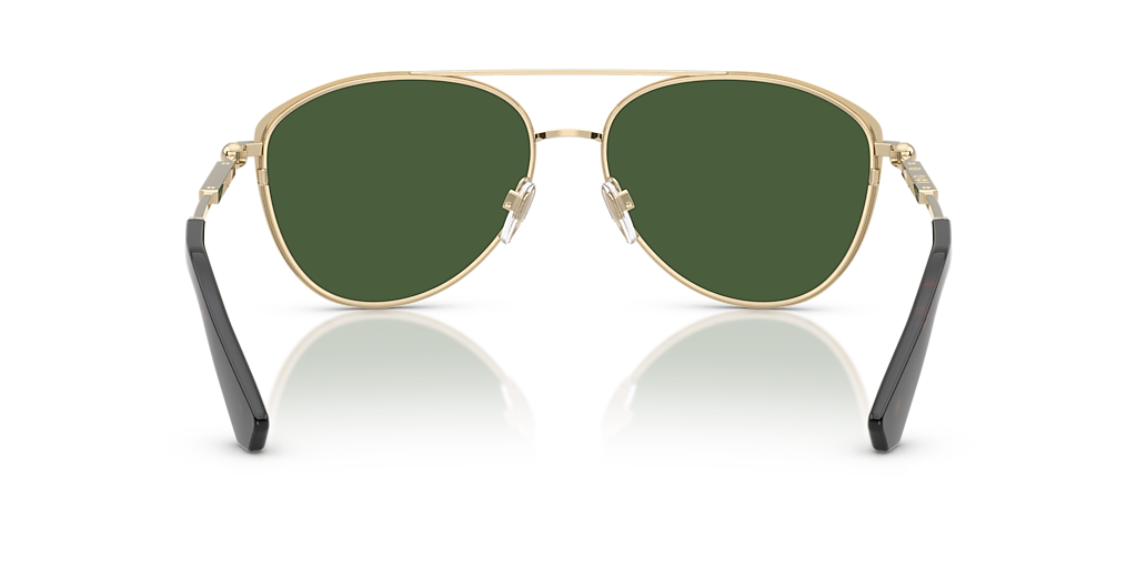Burberry BE3157 XXL (59 - 16) with Green lenses and Gold frame