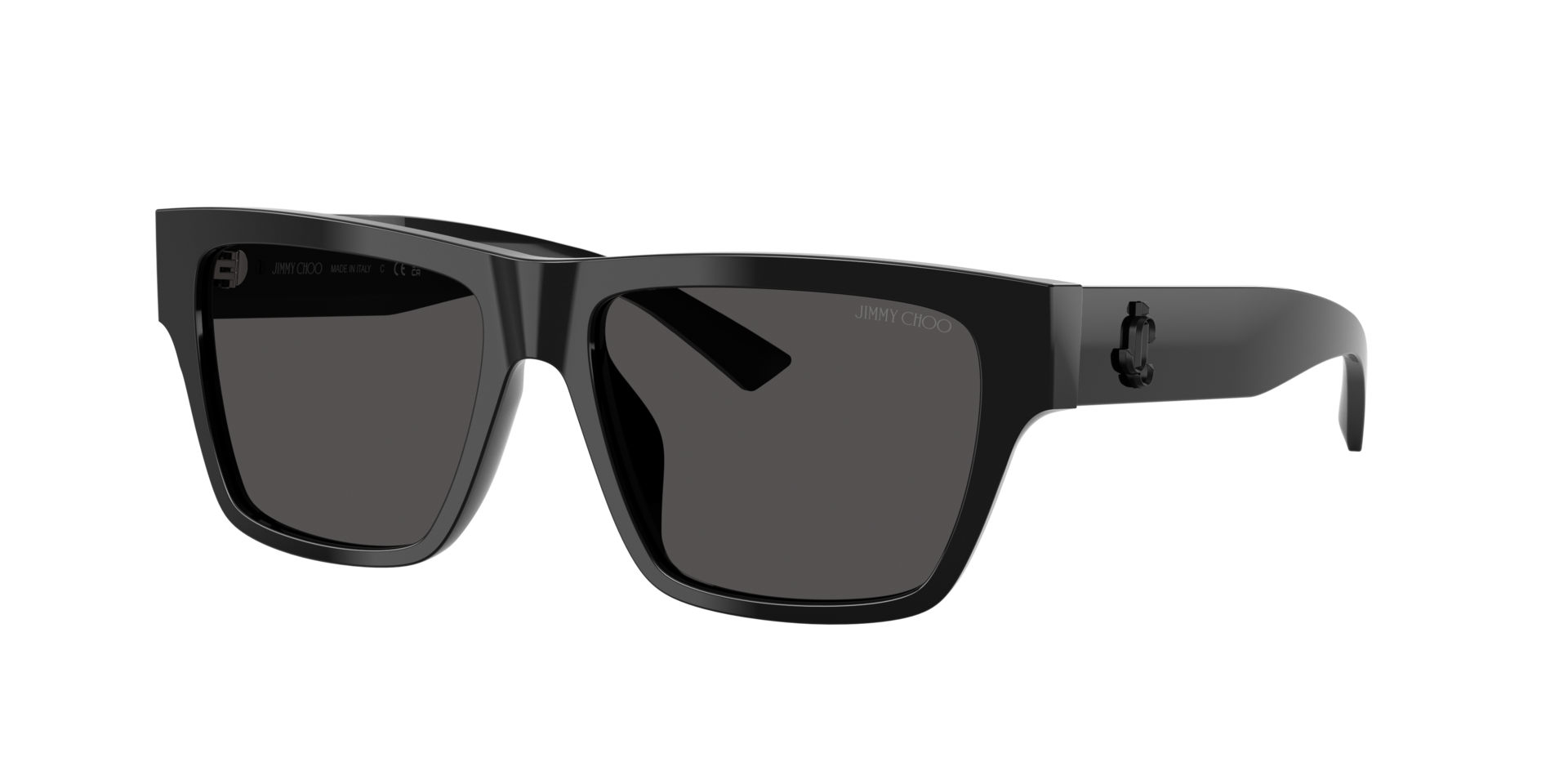 Jimmy Choo Femme Sunglass JC5052U - Couleur du Monture: Noir, Couleur de Lentille: Gris foncé