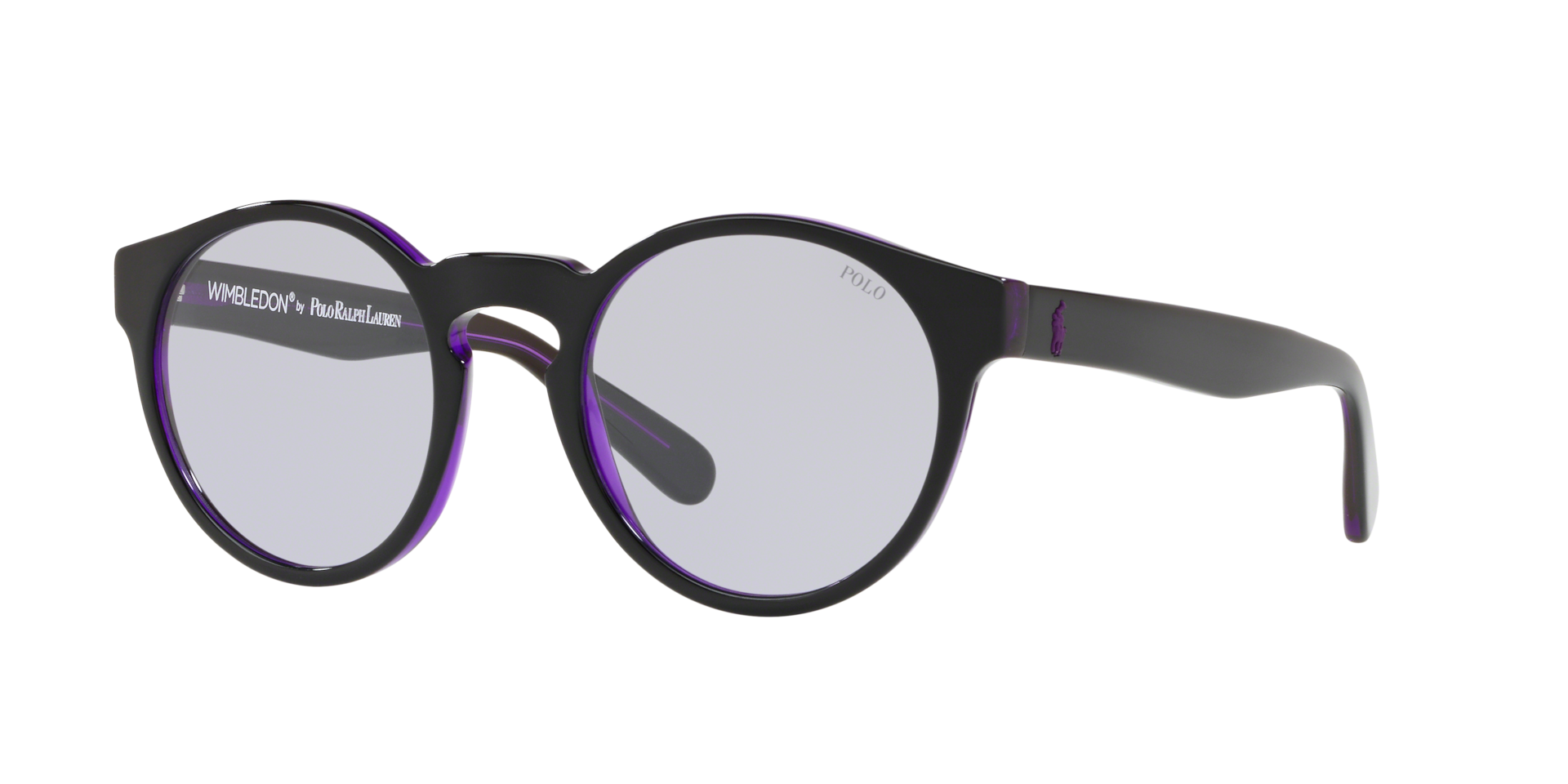 Polo Ralph Lauren Femme Sunglass PH4101 - Couleur du Monture Shiny Black On Transp Purple Couleur de Lentille Lilas 68 €