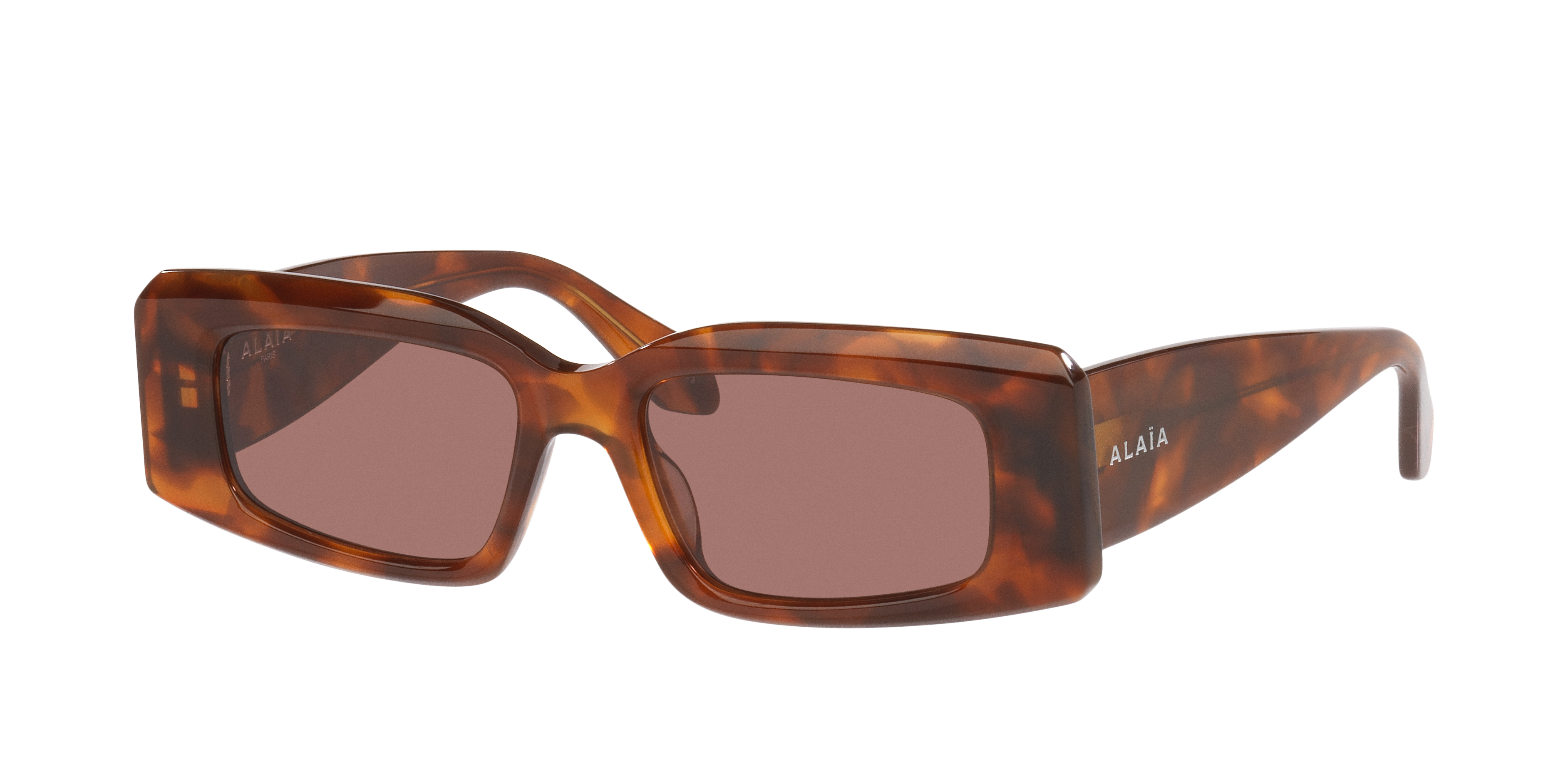 Alaia Woman Sunglass AA0078S -  Frame color: Tortoise Blonde, Lens color: Brown