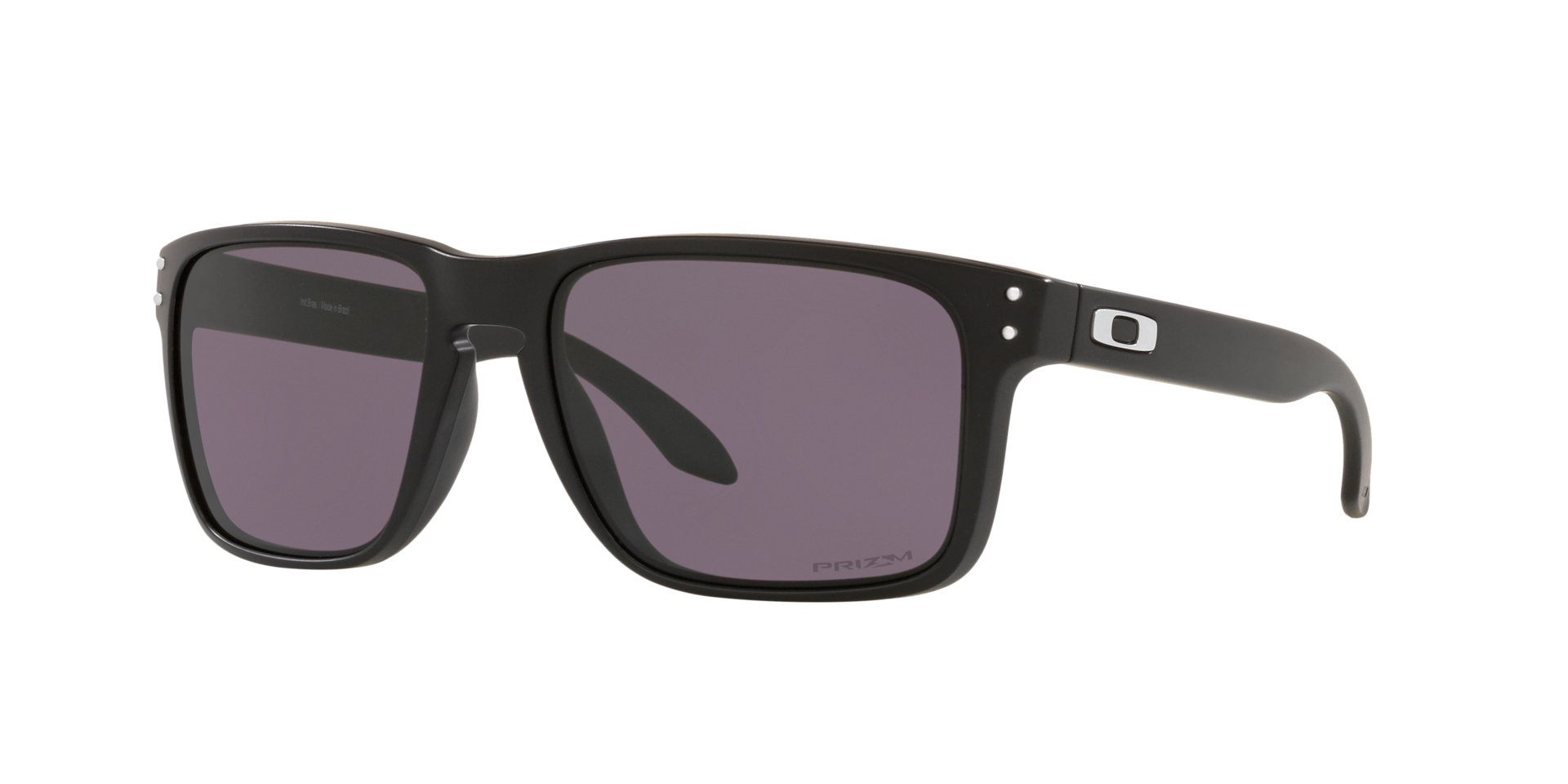 Óculos de sol Oakley Holbrook XL, formato quadrado, armação em o-matter, lente prizm grey