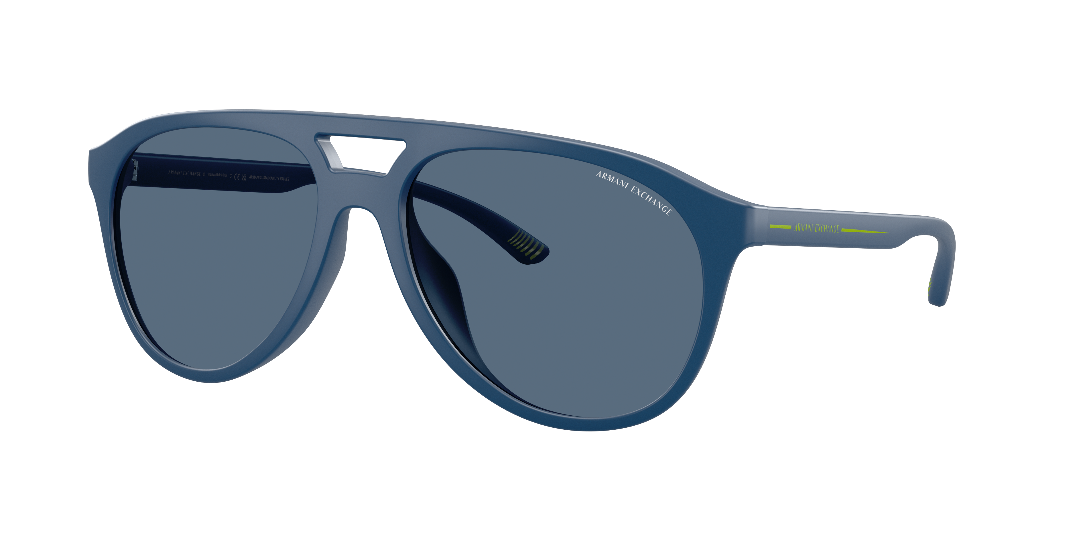 Armani Exchange Man Sunglass AX4156SU -  Frame color: Matte Dark Blue, Lens color: Dark Blue