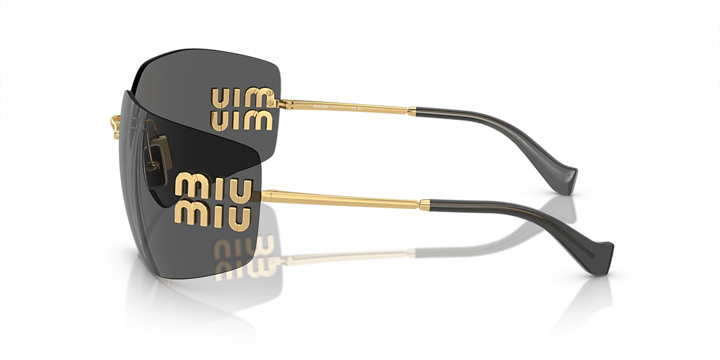 Miu Miu MU 54YS L (80 - 14) with Grey lenses and Gold frame