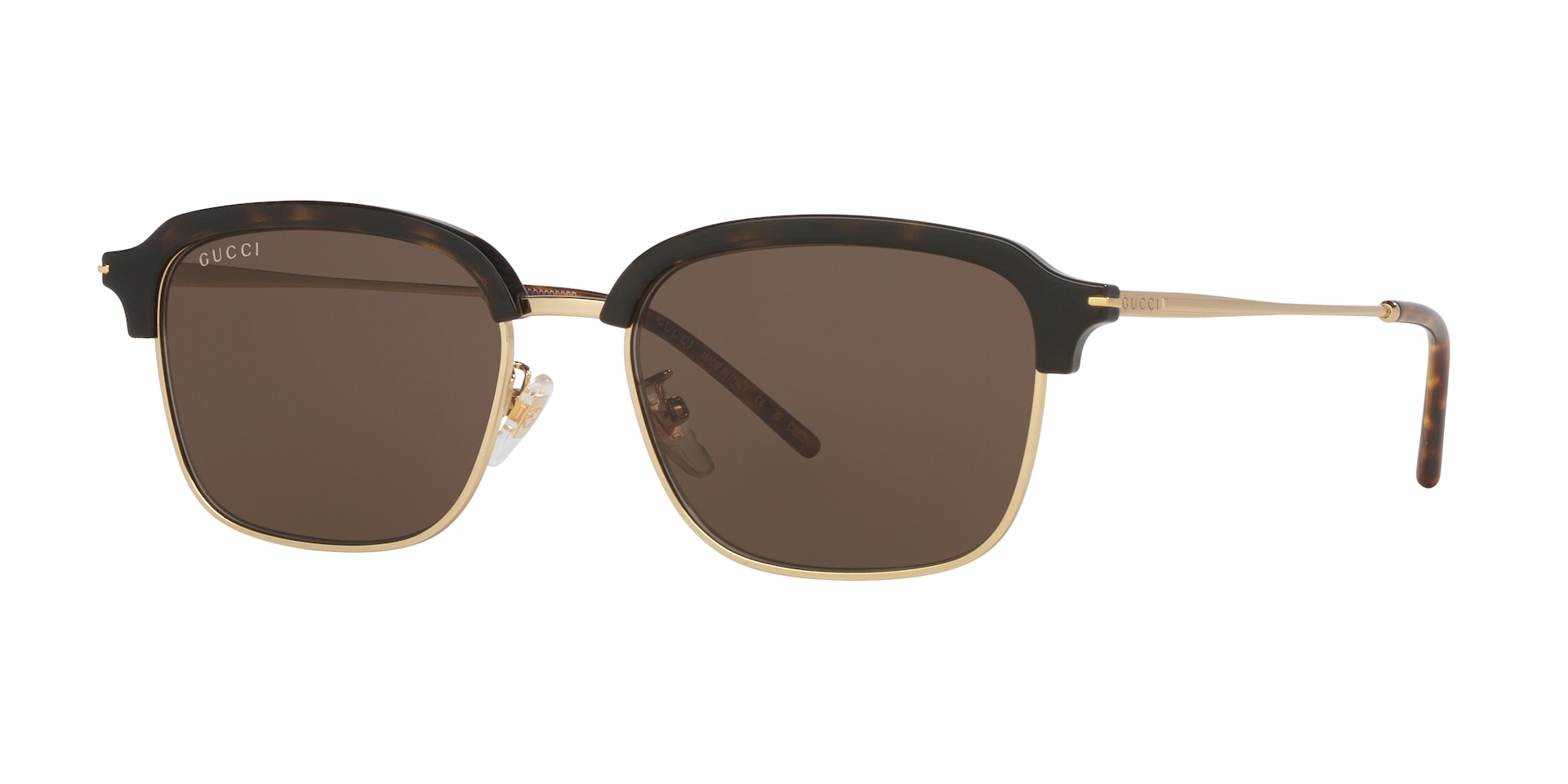 Gucci Mann Sunglass GG1733SK - Rahmenfarbe: Gold, Linsenfarbe: Braun