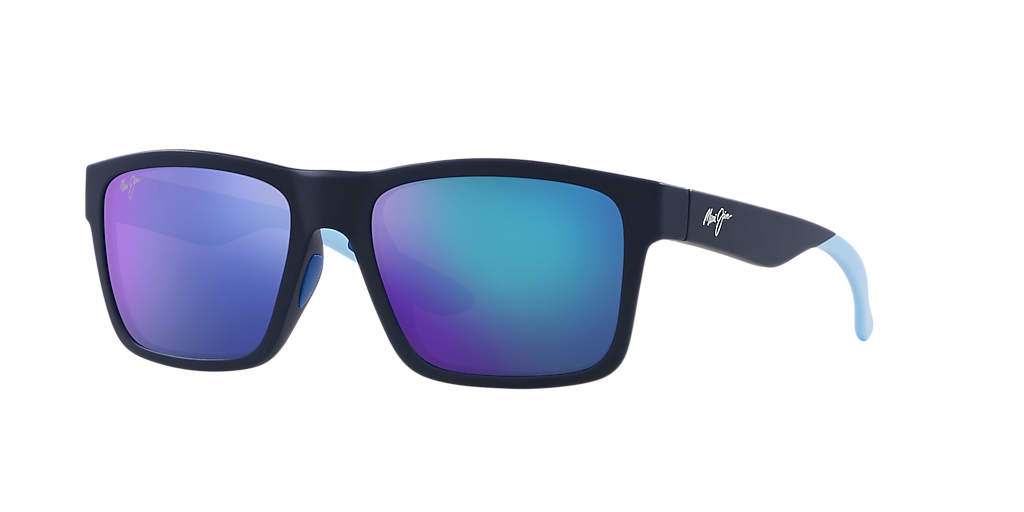 Maui Jim The Flats XL (57 - 19) with Blue lenses and Blue frame