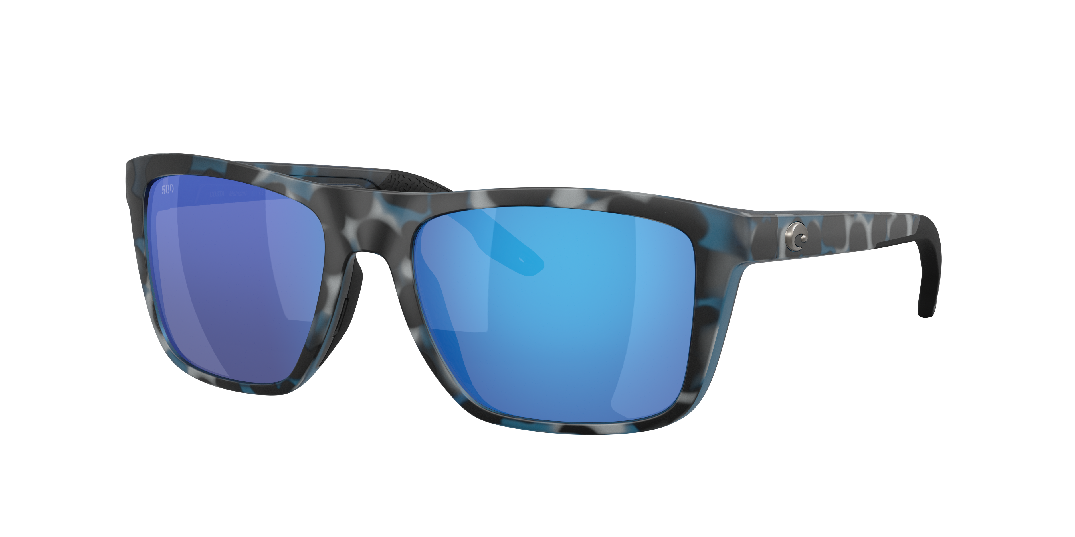 Costa Man Sunglass Mainsail -  Frame color: Deep Water Camo, Lens color: Blue Mirror