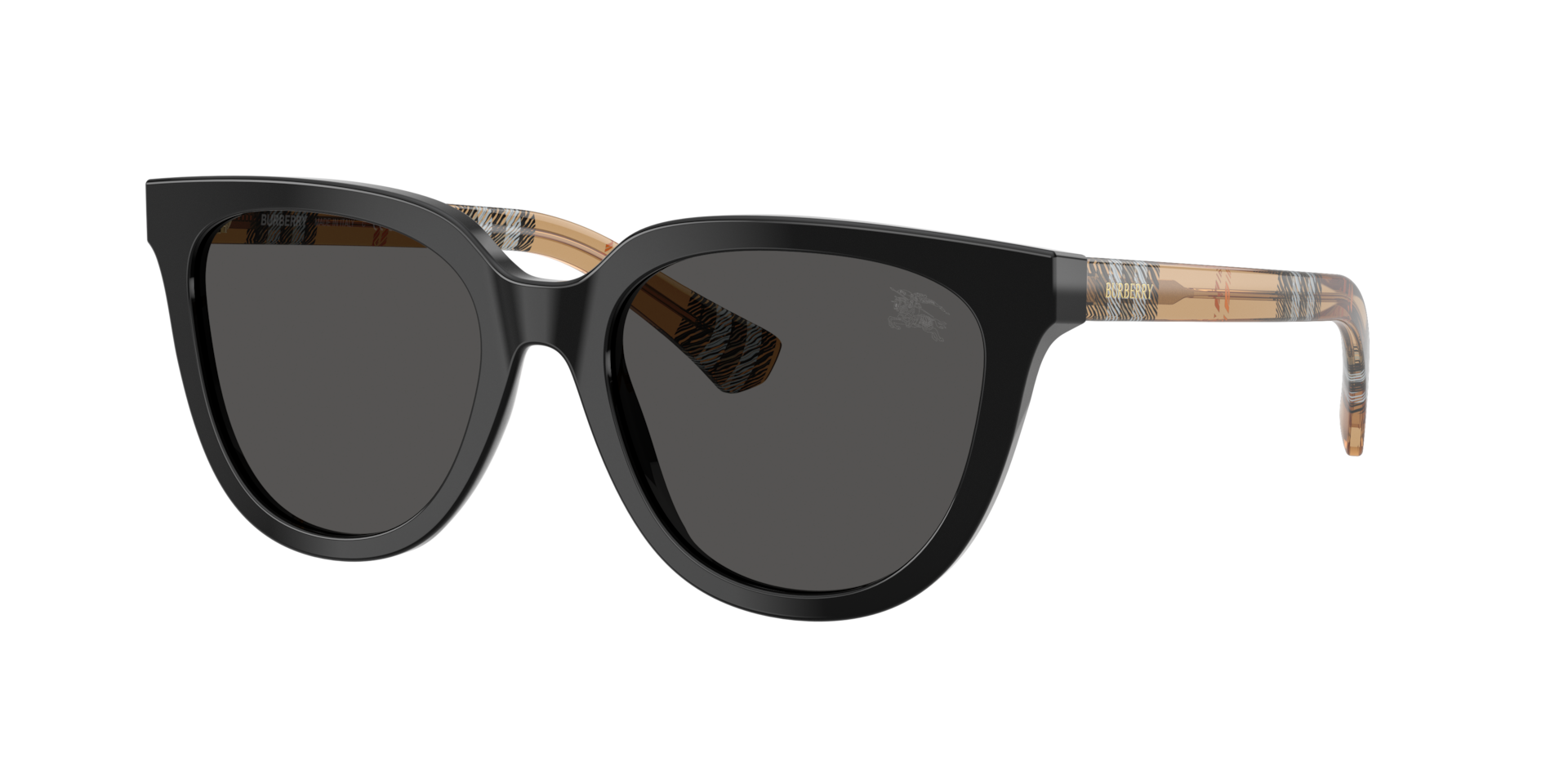 Burberry Black/Grey Be4469 416187 Woman Sunglasses Acetate Pantos Normal - Image 2