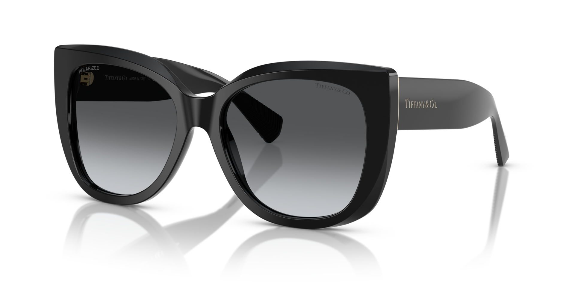 Tiffany & Co. TF4229 S (55 - 17) with Grey lenses and Black frame