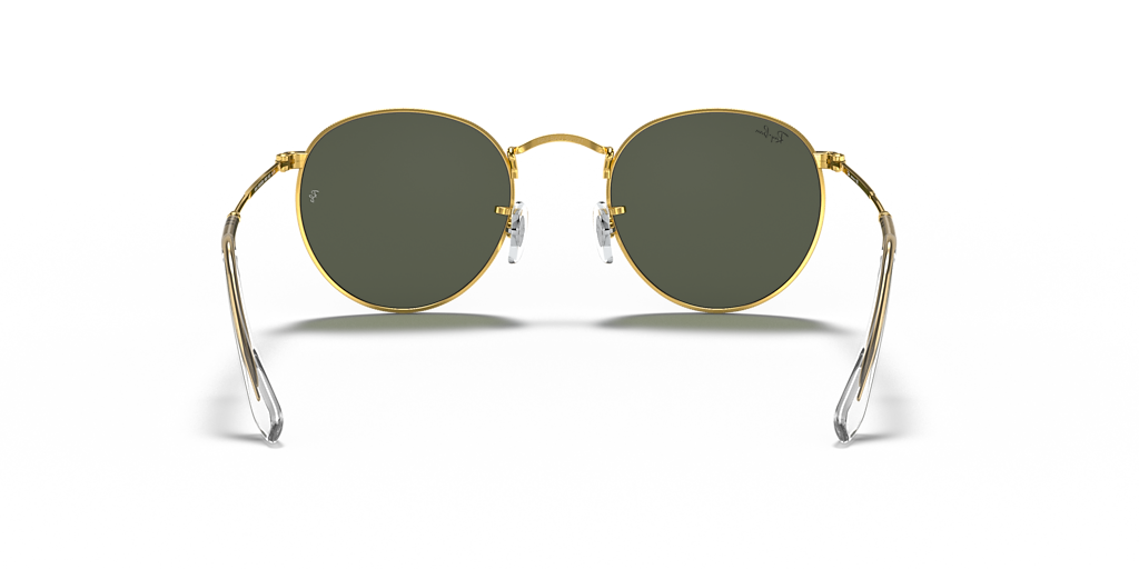 Ray-Ban Round Metal Legend Gold L (53 - 21) with Green lenses and