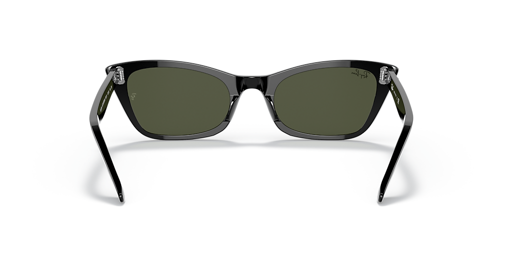 Ray-Ban Lady Burbank S (52 - 20) with Green lenses and Black frame