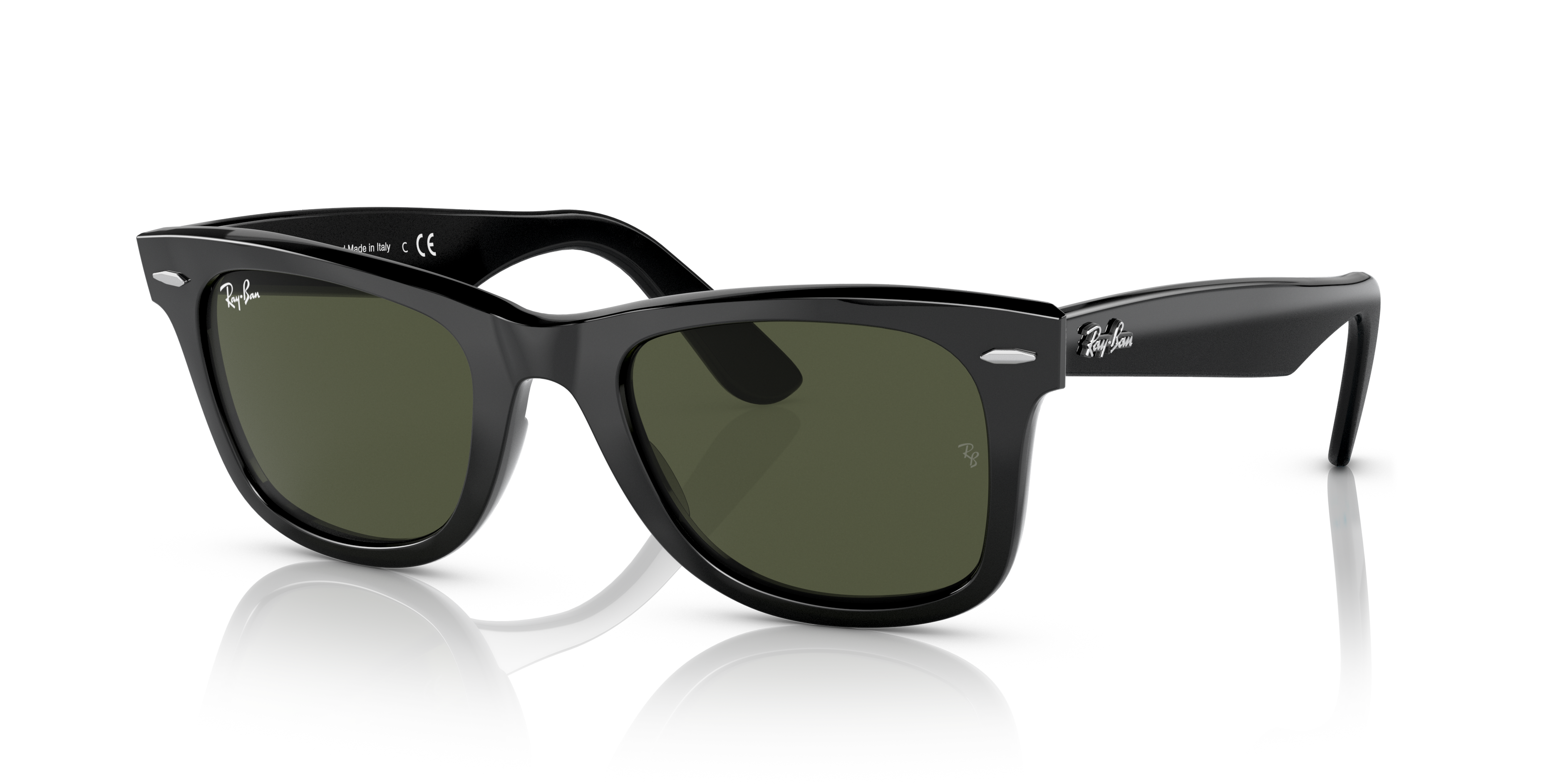 Ray-Ban Original Wayfarer Bio-Based L (50 - 22) with Green lenses