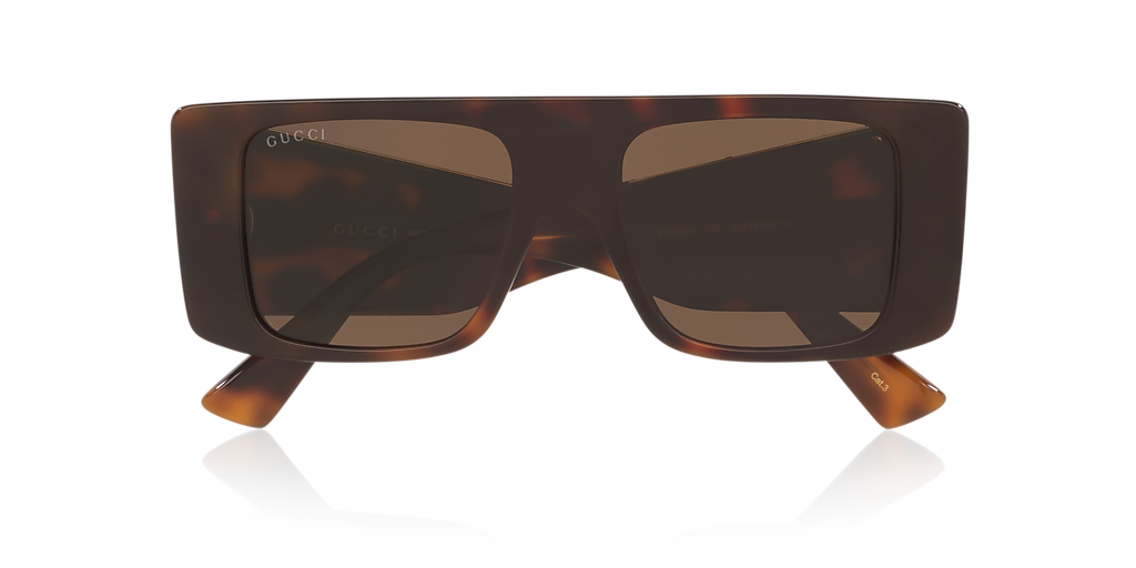 Gucci GG1888S XS (50 - 18) with Brown lenses and Tortoise frame
