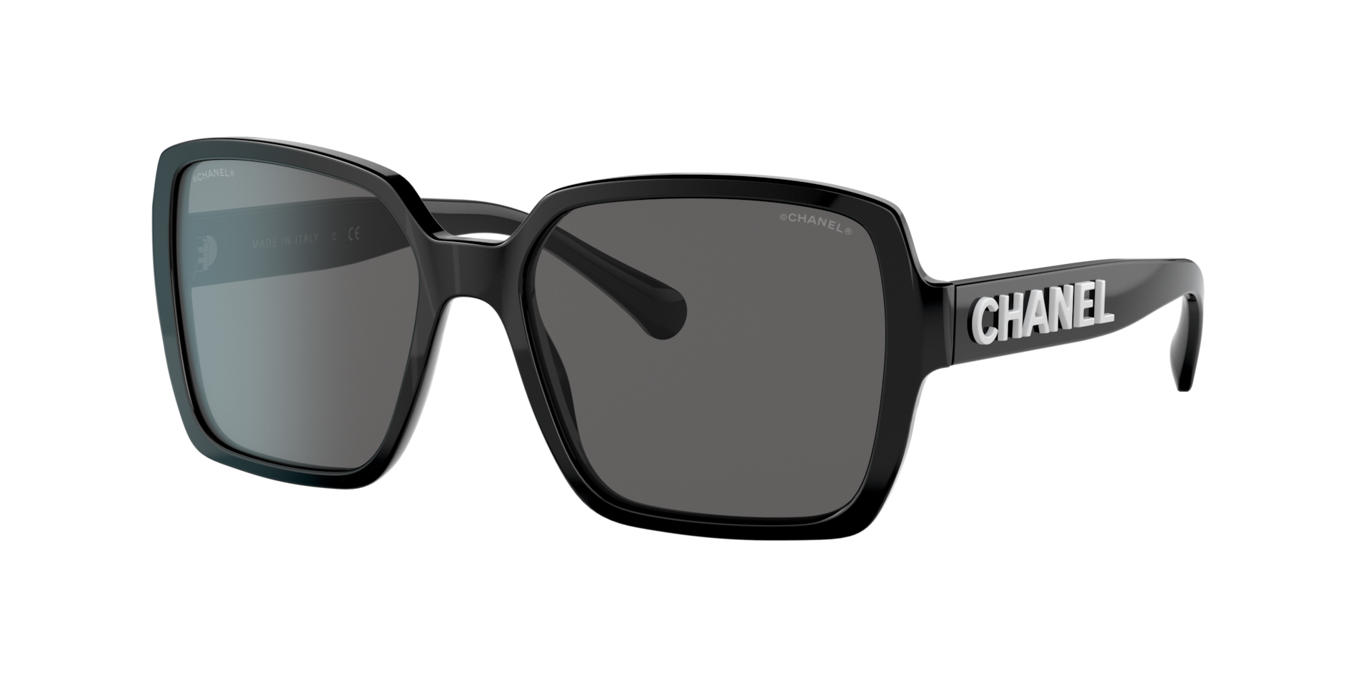 Chanel Square Sunglasses CH5408 M (56 - 17) with Grey lenses and