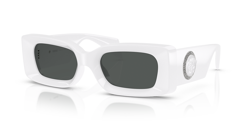 Versace VE4474U M (52 - 20) with Grey lenses and White frame