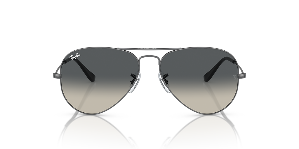 Ray-Ban Aviator Gradient XXL (62 - 14) with Grey lenses and Grey