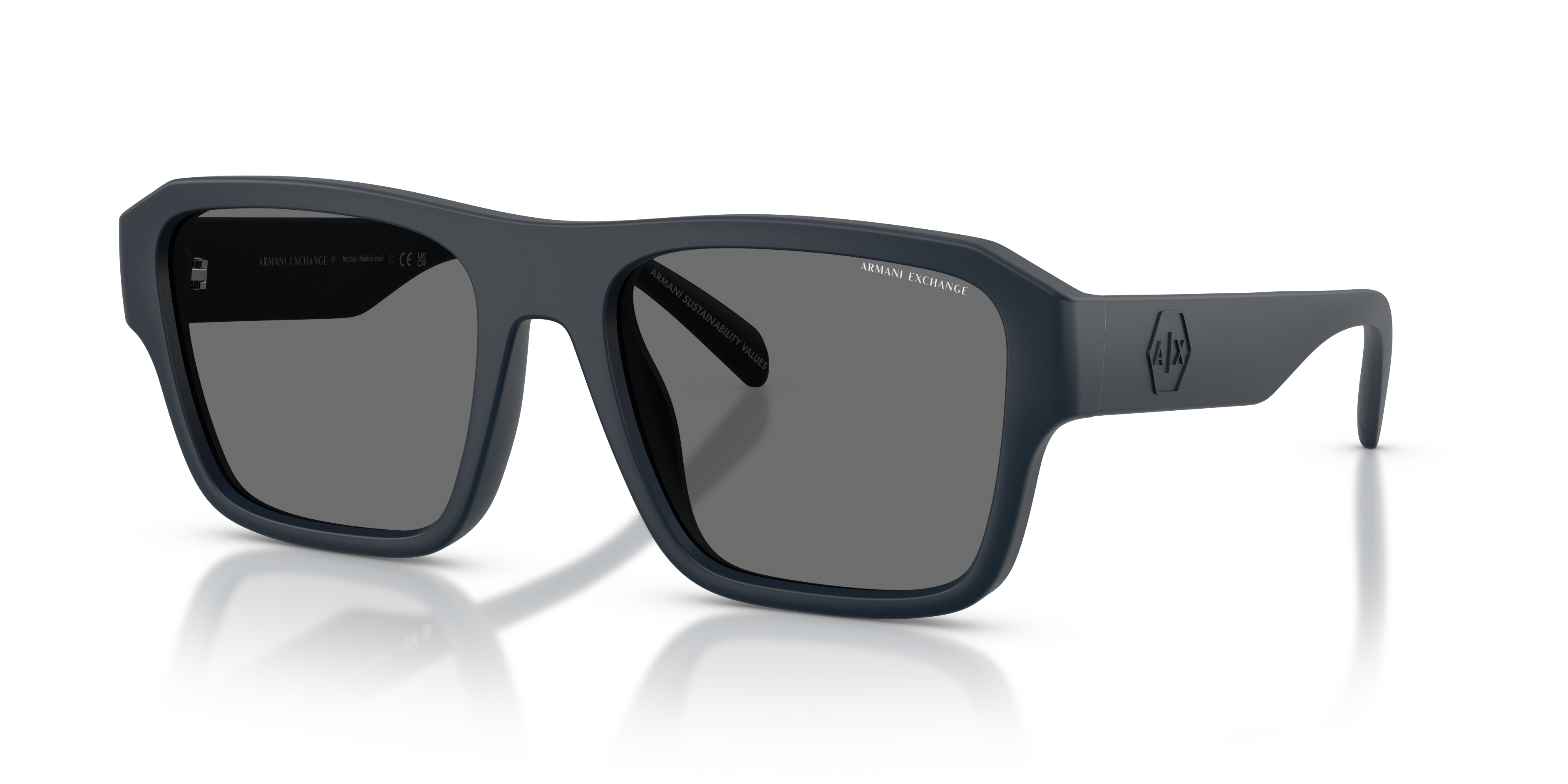 Armani Exchange AX4154SU L (56 - 19) with Grey lenses and Blue