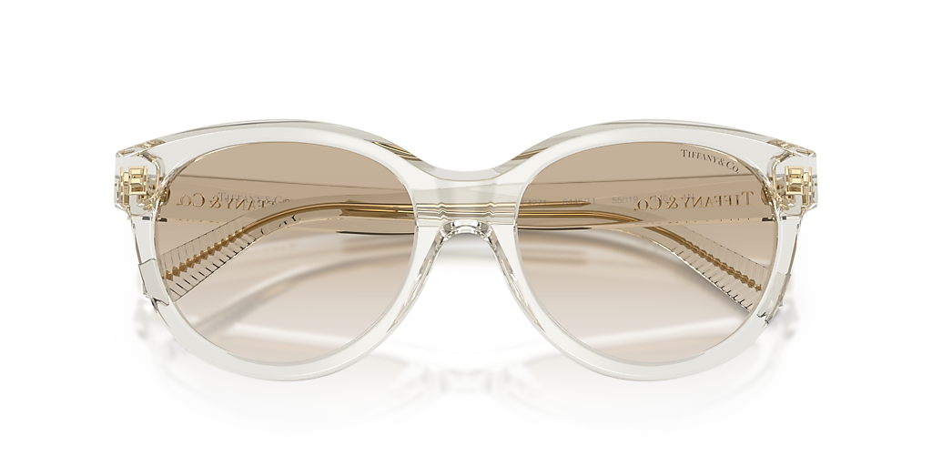 Tiffany & Co. TF4271 M (55 - 19) with Grey lenses and Brown frame