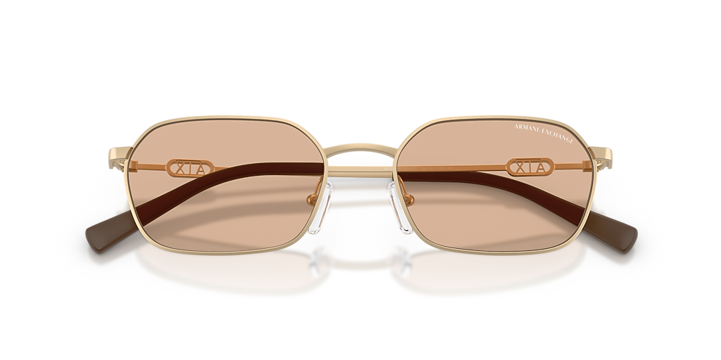 Armani Exchange AX2056S M (54 - 18) with Brown lenses and Black