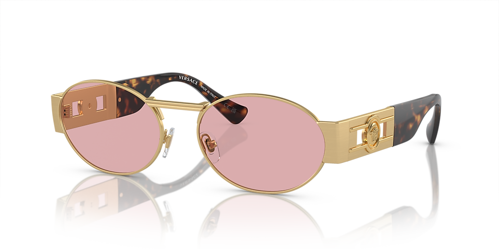 Versace VE2264 L (56 - 18) with Violet lenses and Gold frame