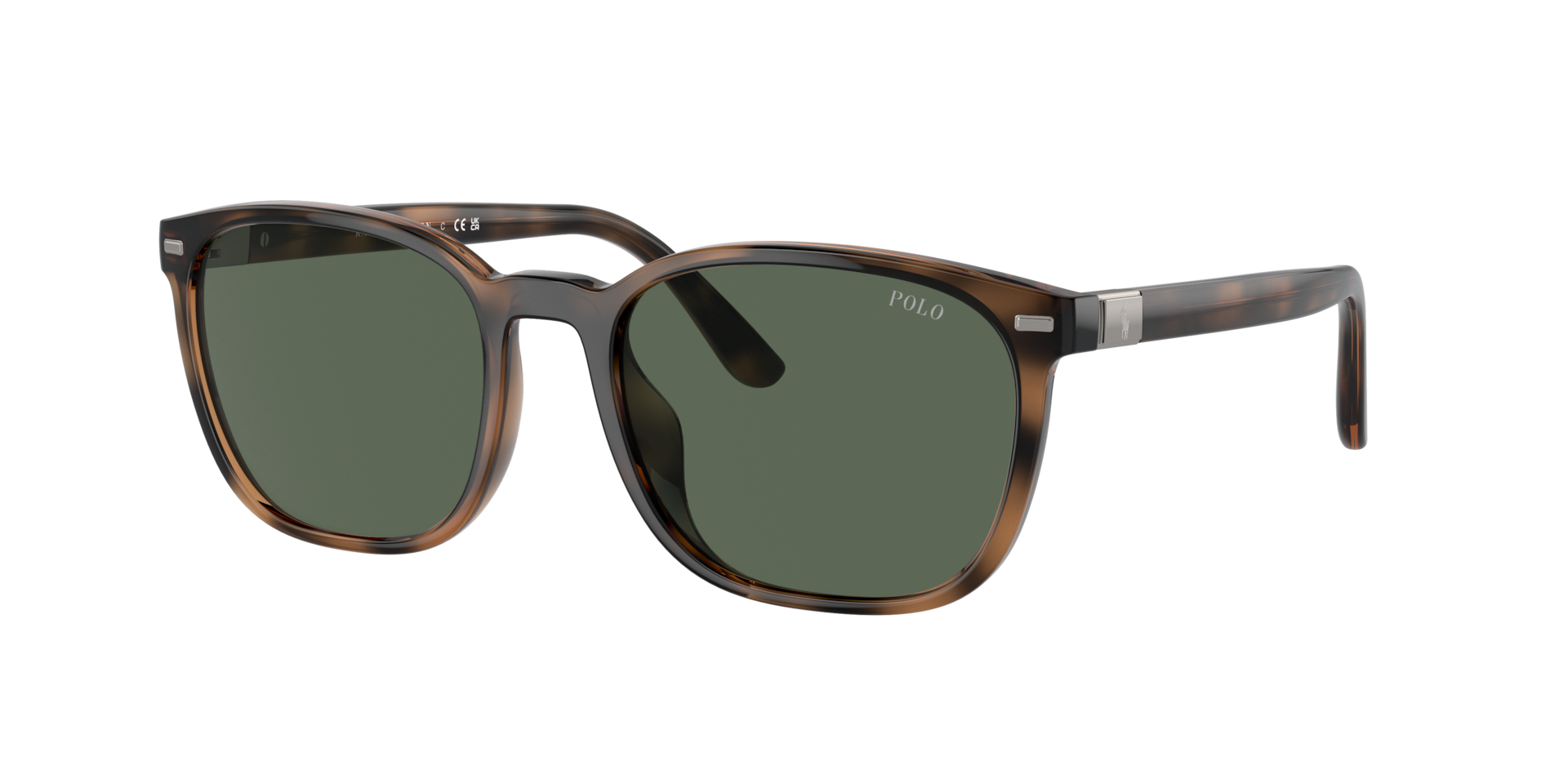 Polo Ralph Lauren Man Sunglass PH4208U -  Frame color: Shiny Havana, Lens color: Bottle Green