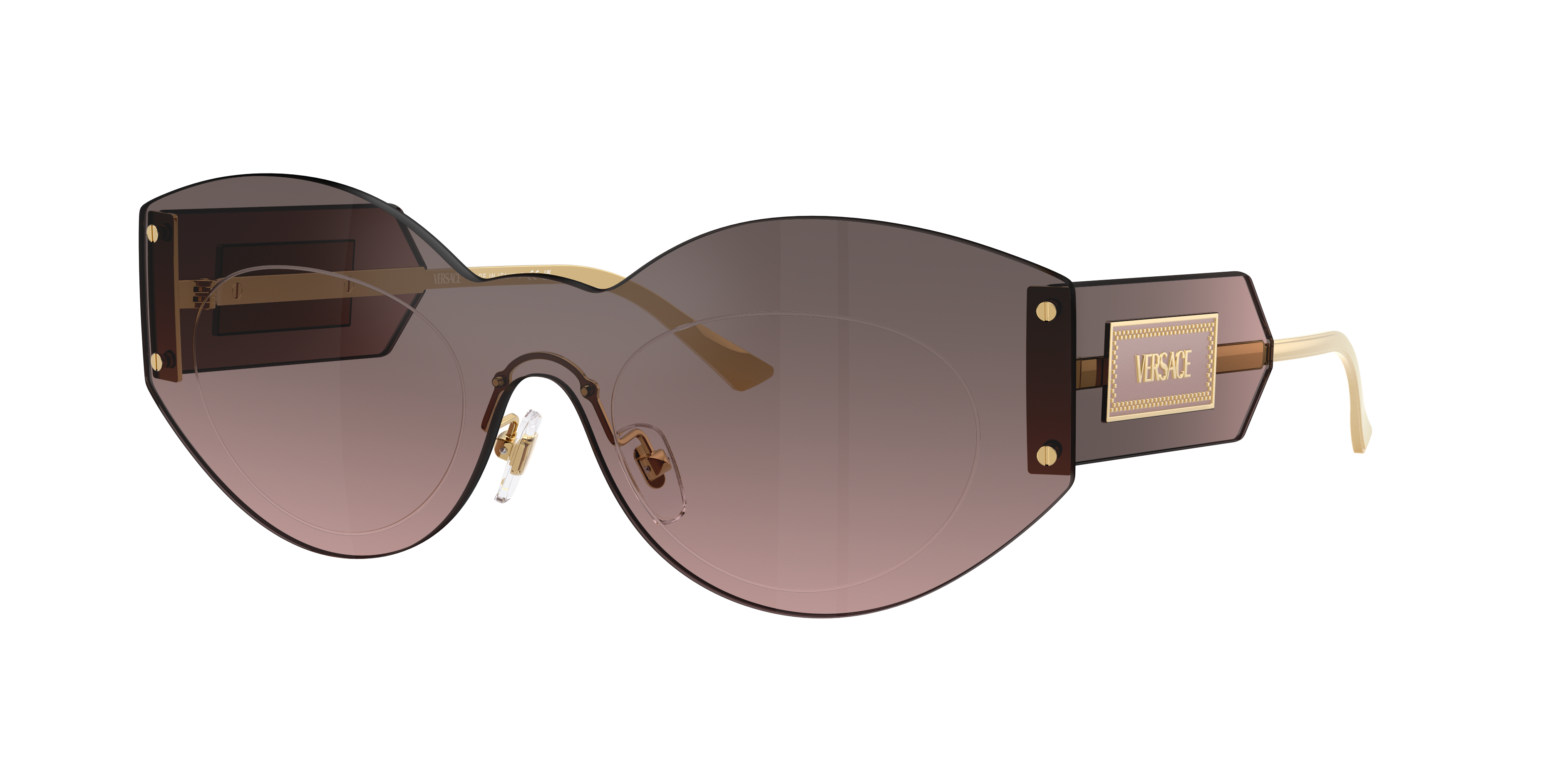 Versace VE2276 M (0 - 144) with Pink lenses and Silver frame