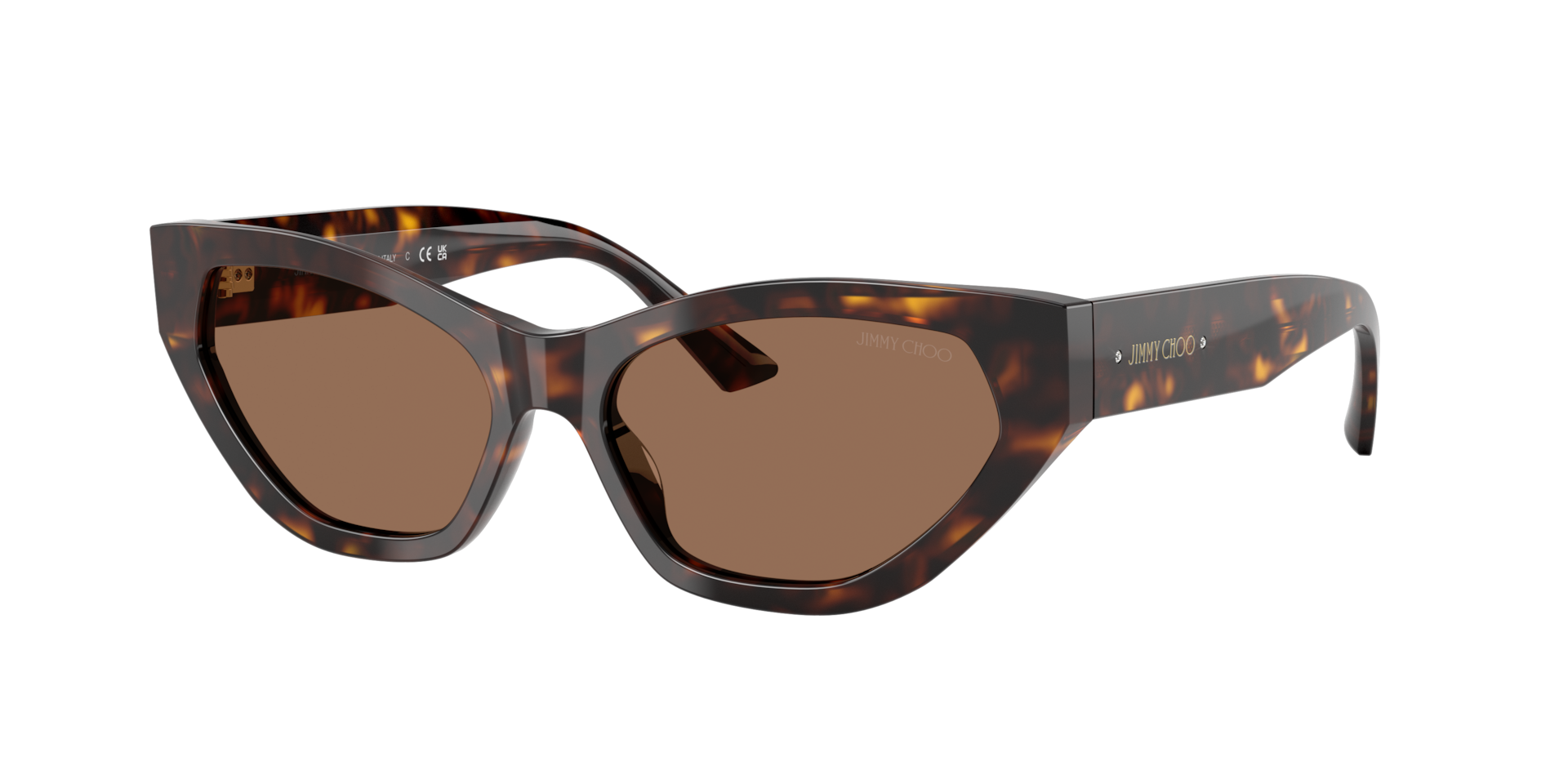 Jimmy Choo Damen Dunkelbraun Frau Sunglass Jc5022b - Rahmenfarbe: Havana, Linsenfarbe: