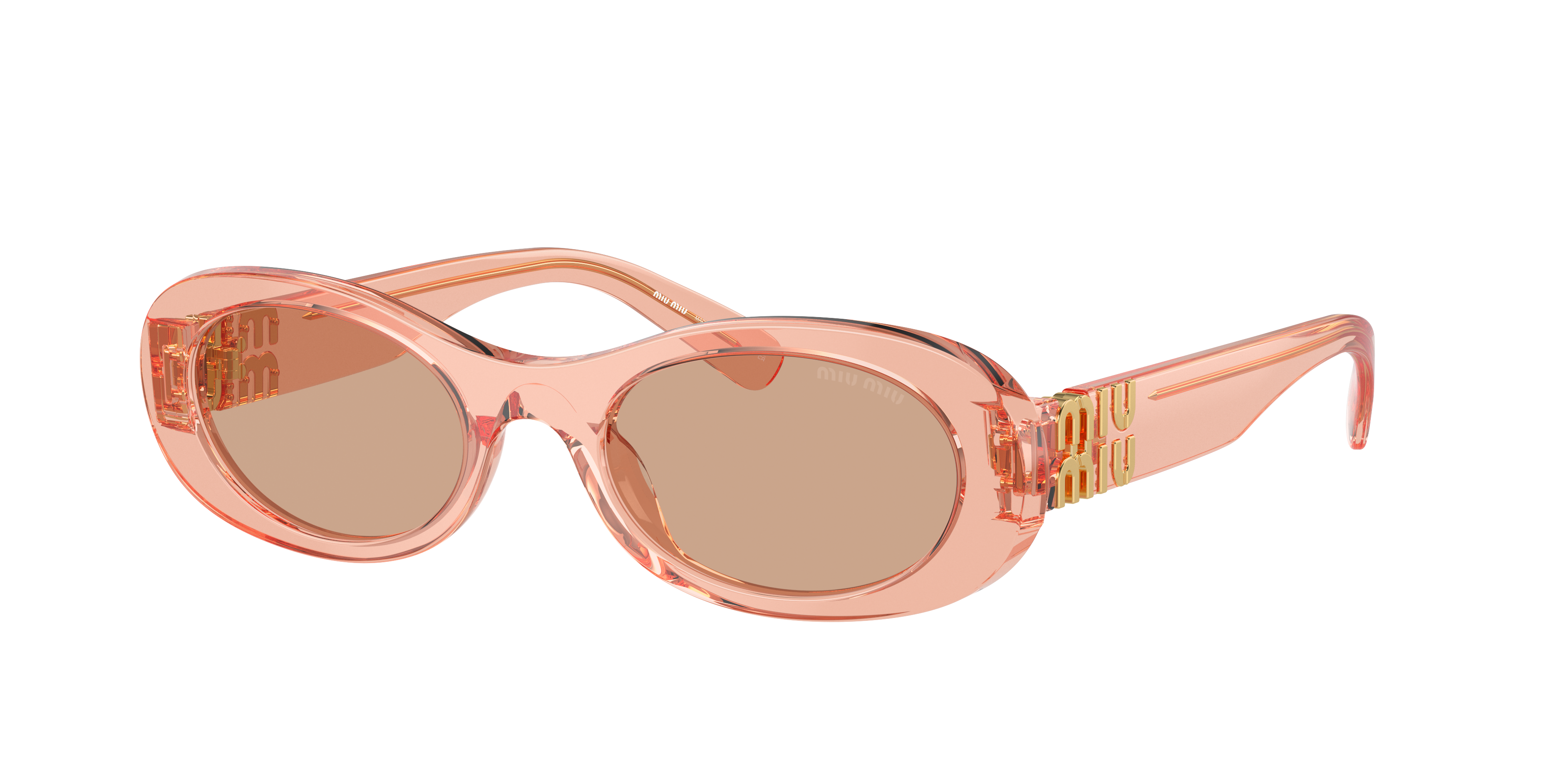 Miu Miu MU 06ZS S (50 - 20) with Brown lenses and Pink frame
