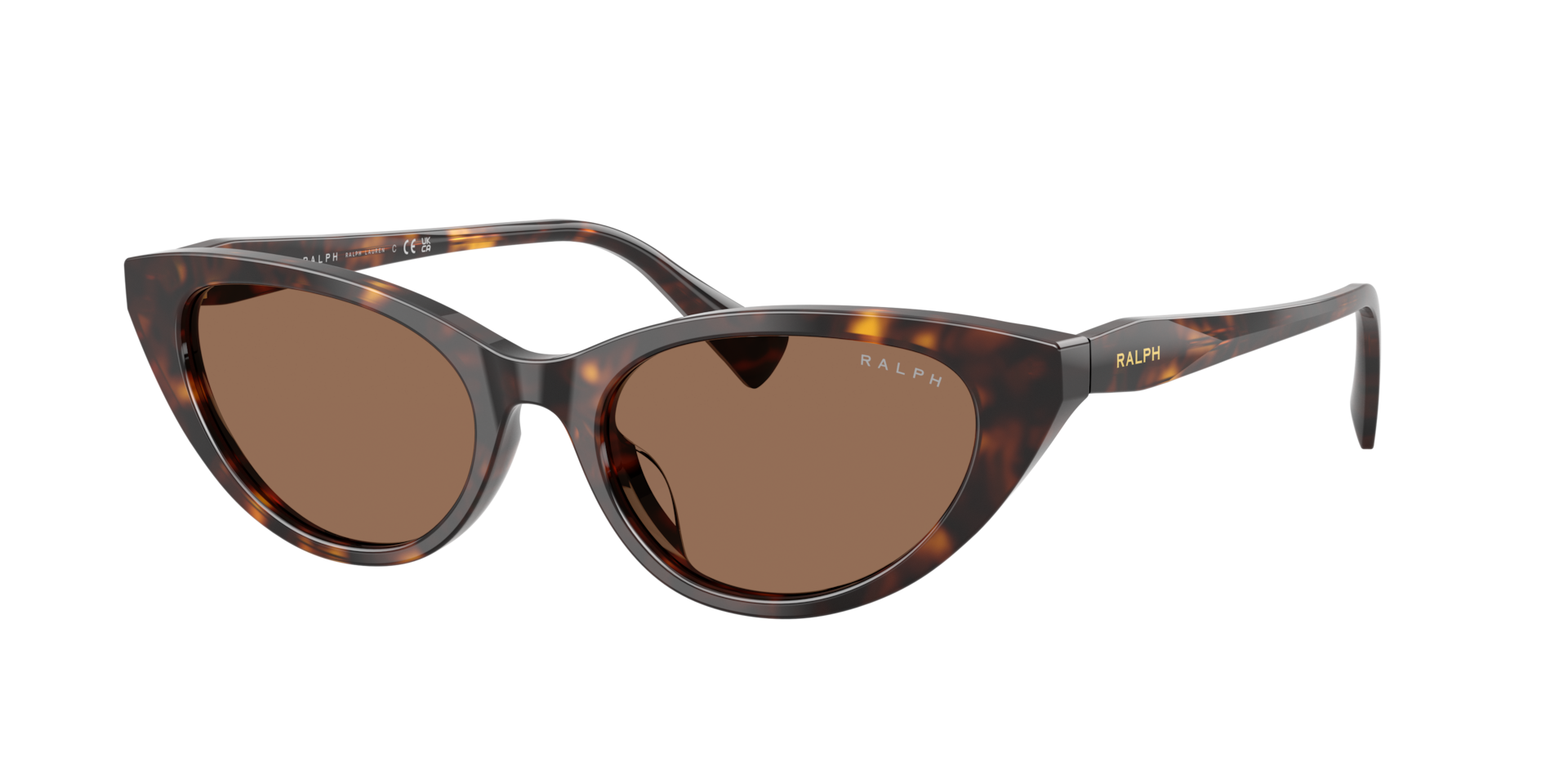 Ralph Femme Sunglass RA5352U - Couleur du Monture Havana fonc brillant Couleur de Lentille Brun 98 €