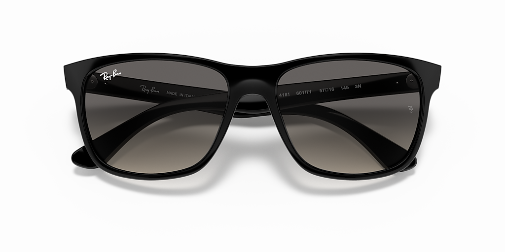 Ray-Ban RB4181 M (57 - 16) with Grey lenses and Black frame