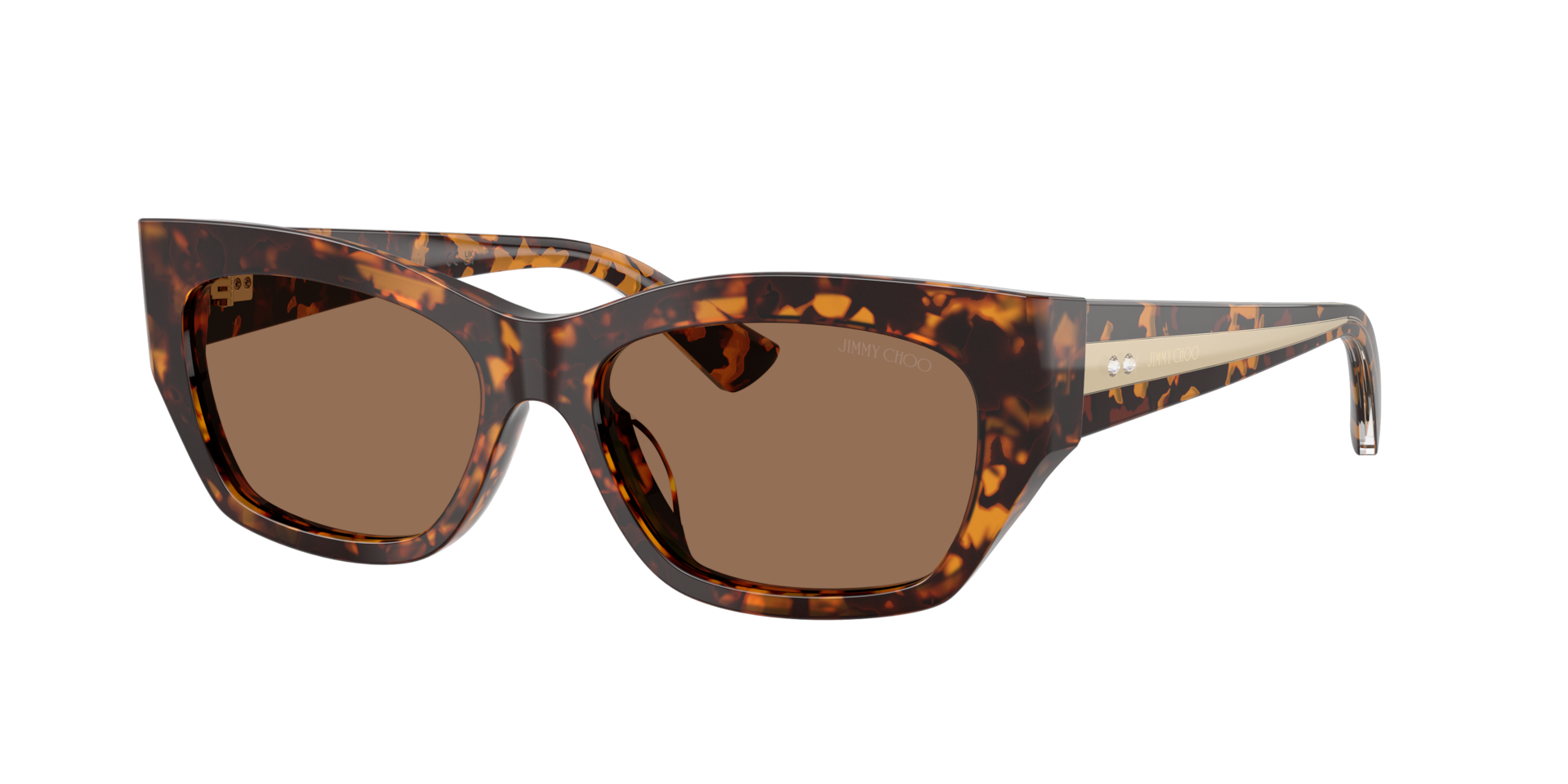 Jimmy Choo Woman Sunglass JC5071BU -  Frame color: Brown Tortoise, Lens color: Dark Brown