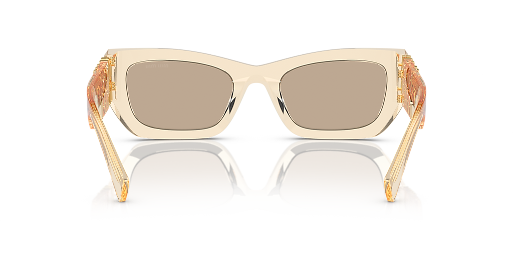 Miu Miu MU 09WS XL (53 - 22) with Brown lenses and Brown frame