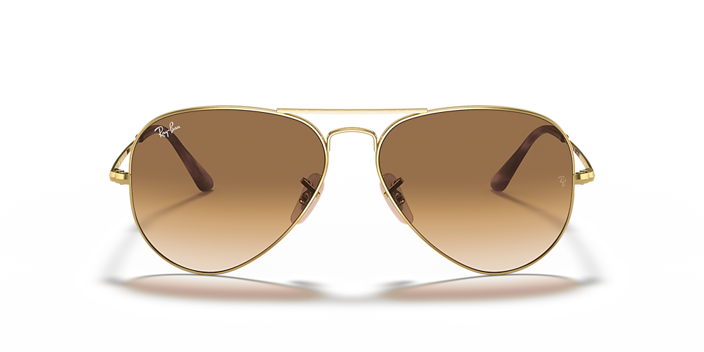 Ray-Ban Aviator Metal II L (58 - 14) with Brown lenses and Gold