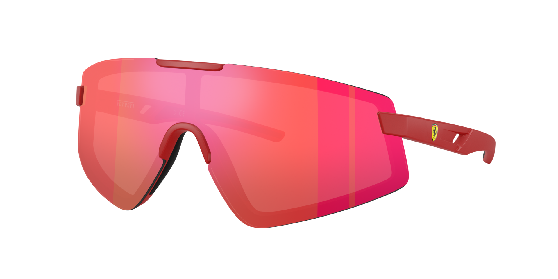 Scuderia Ferrari Man Sunglass FZ6009U -  Frame color: Matte Red, Lens color: Mirror Red