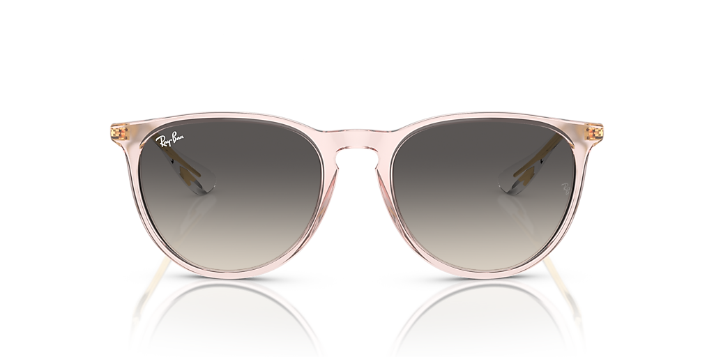 Ray-Ban Erika Classic M (54 - 18) with Grey lenses and Pink frame