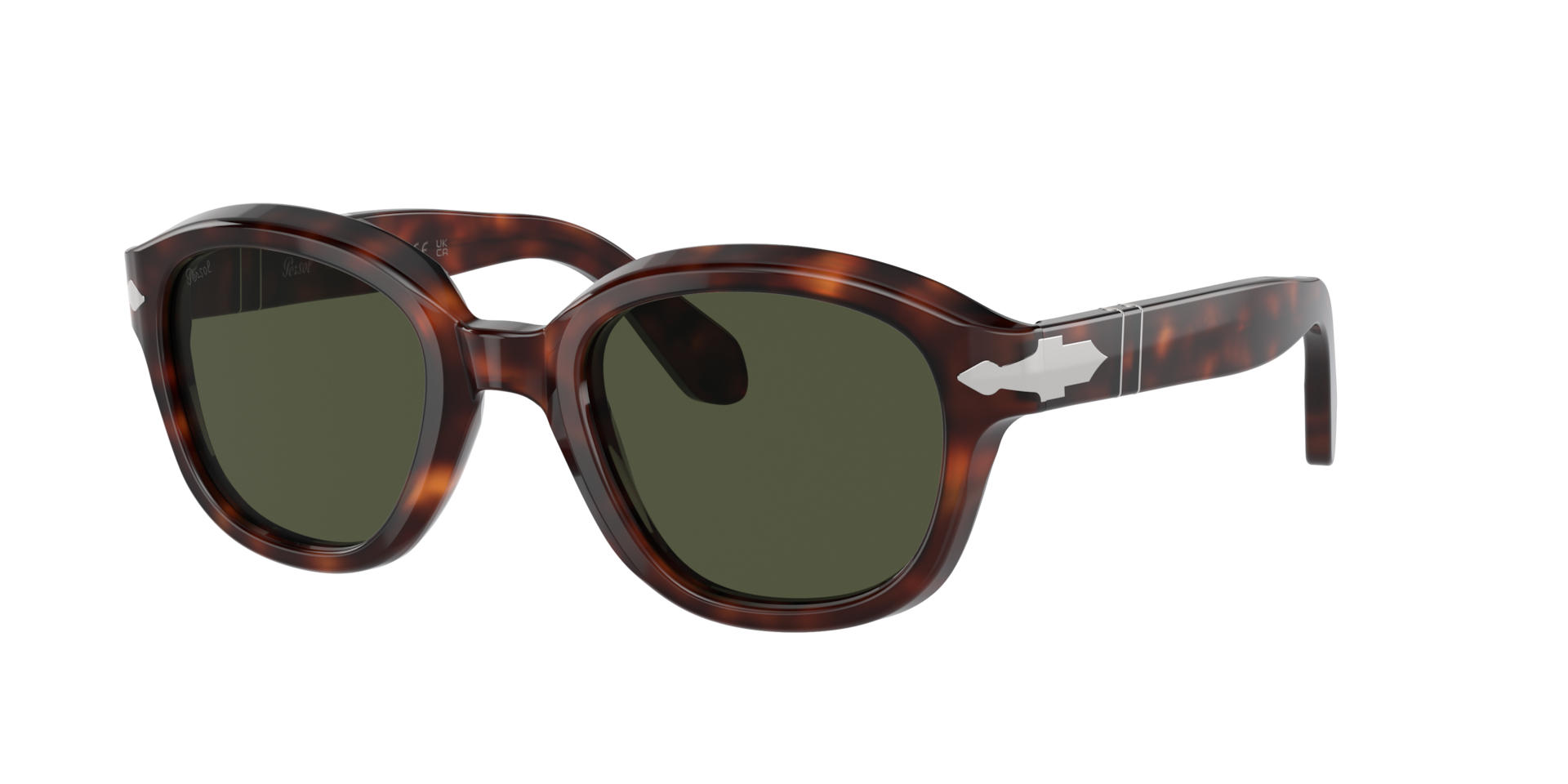 Persol Woman Sunglass PO0060S -  Frame color: Havana, Lens color: Green