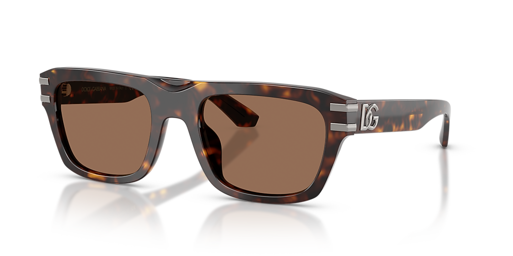 Dolce&Gabbana DG4496 L (54 - 21) with Brown lenses and Tortoise