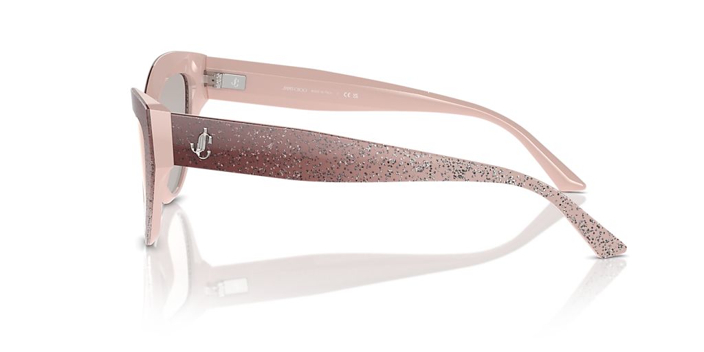 Jimmy Choo JC5004 M (55 - 15) com Lentes Rosa e Armação Rosa