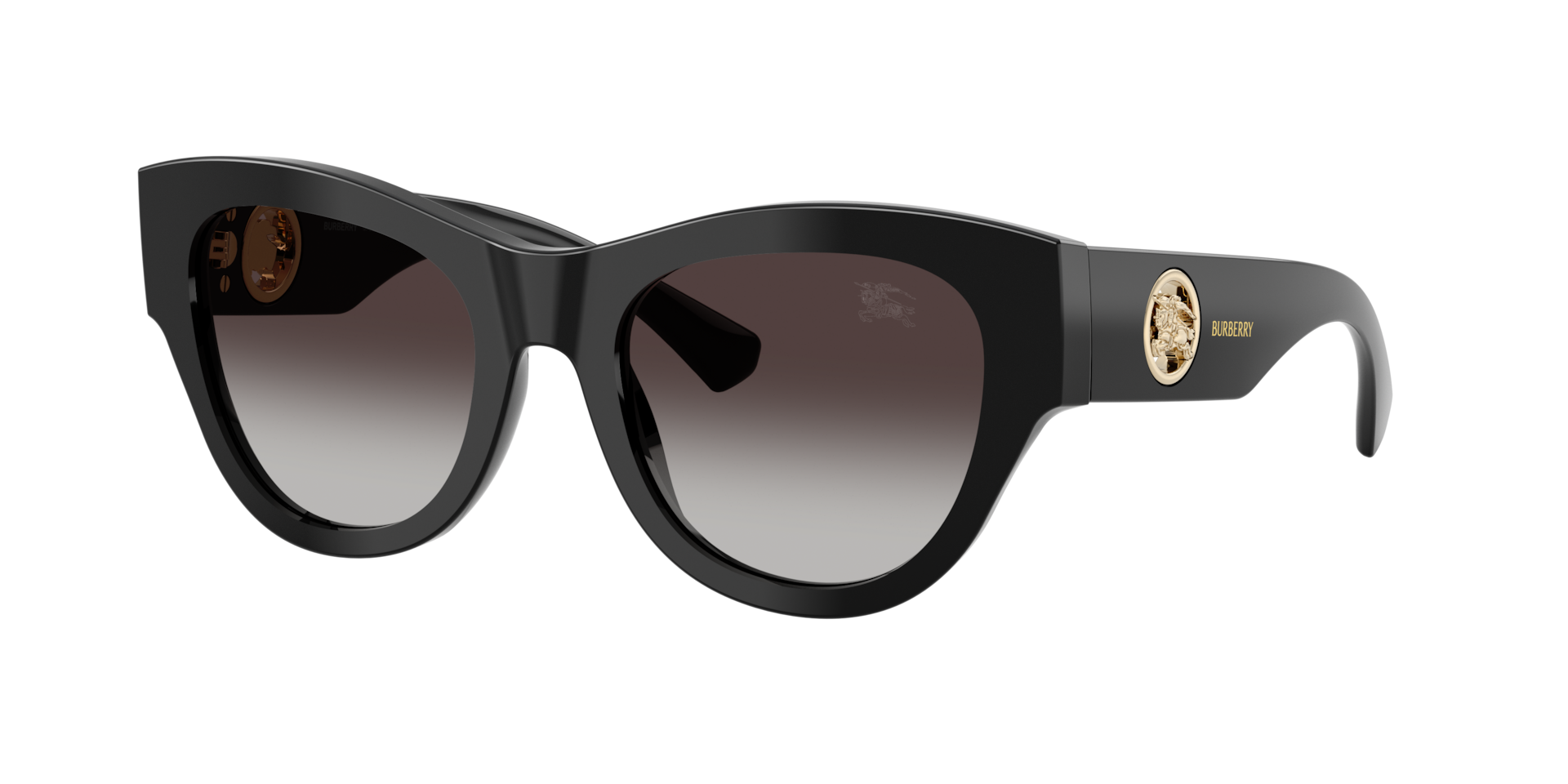 Burberry , Black Sunglasses Grey Gradient lenses, BE4491 30018G, Mojo Glasses - Image 5