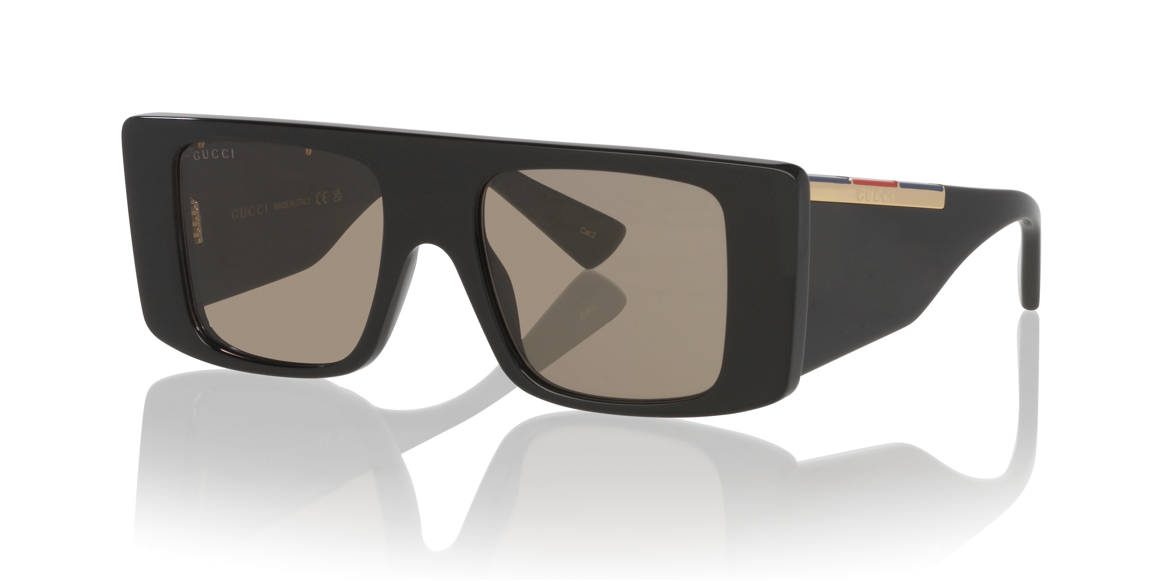 Gucci GG1888S XS (50 - 18) with Brown lenses and Black frame