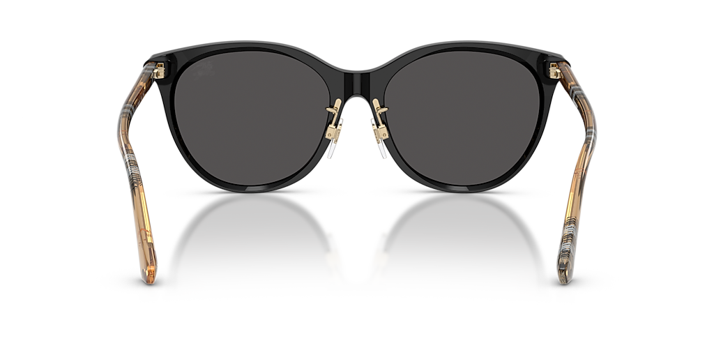 Burberry BE4464D L (56 - 18) with Grey lenses and Black frame