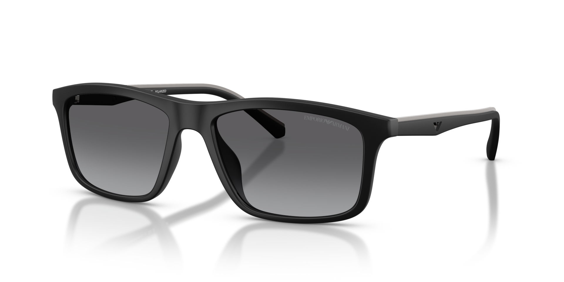 Emporio Armani EA4257U L (57 - 17) with Grey lenses and Black