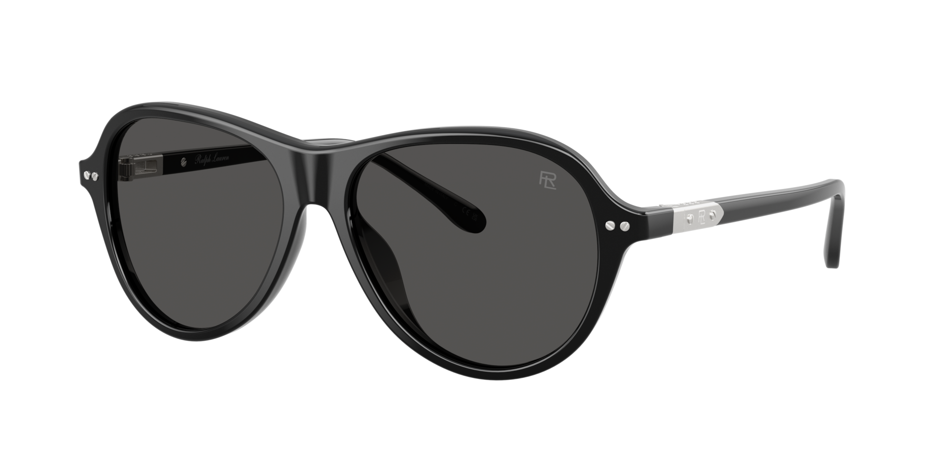 Ralph Lauren Man Sunglass RL8247U   Frame color Shiny Black Lens color Dark Grey