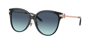 Tiffany & Co. TF4209D L (54 - 19) with Grey lenses and Black frame