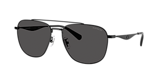 Coach CAE80 XXL (57 - 19) with Grey lenses and Black frame