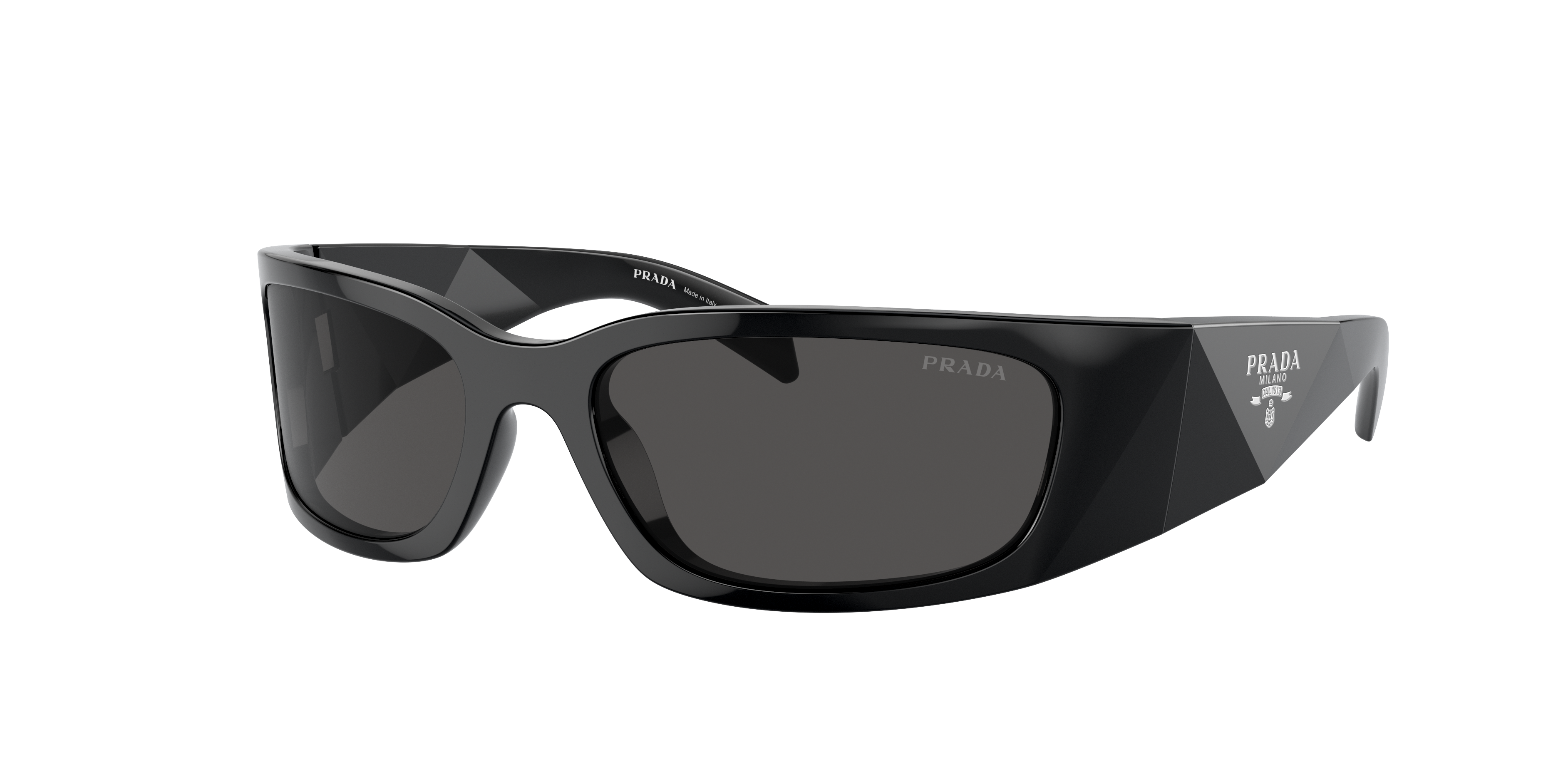 Prada PR A19S L (60 - 18) with Grey lenses and Black frame