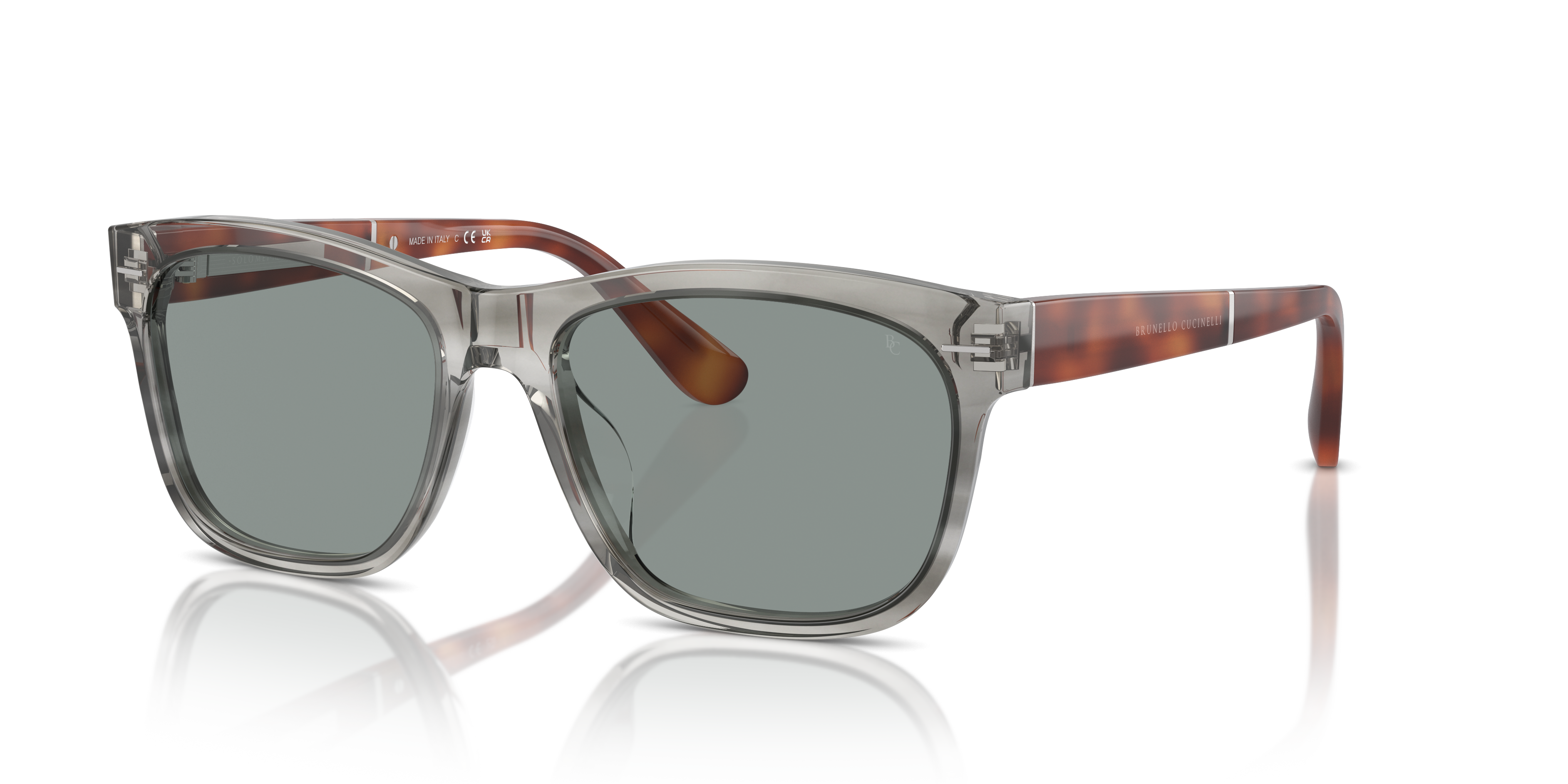 Brunello Cucinelli BC4003S M (55 - 17) con Cristales Azul y