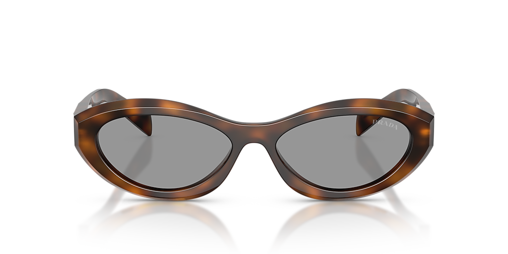 Prada PR 26ZS M (55 - 16) with Grey lenses and Tortoise frame