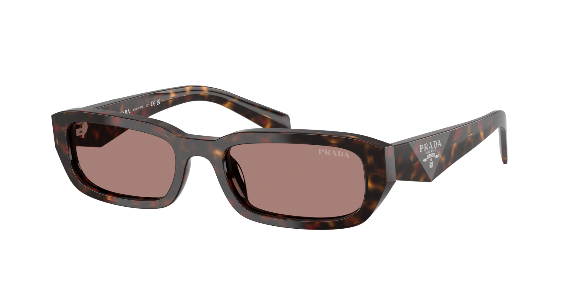 Prada PR B06S S (53 - 19) with Brown lenses and Tortoise frame