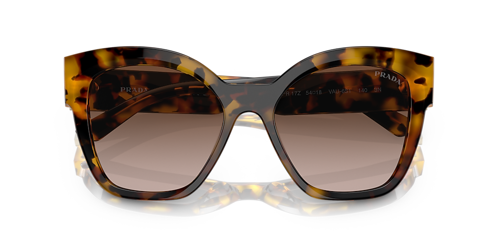 Prada PR 17ZS M (54 - 18) with Brown lenses and Tortoise frame